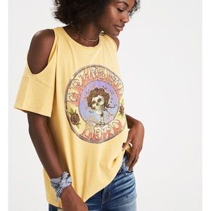 Yellow Grateful Dead tee